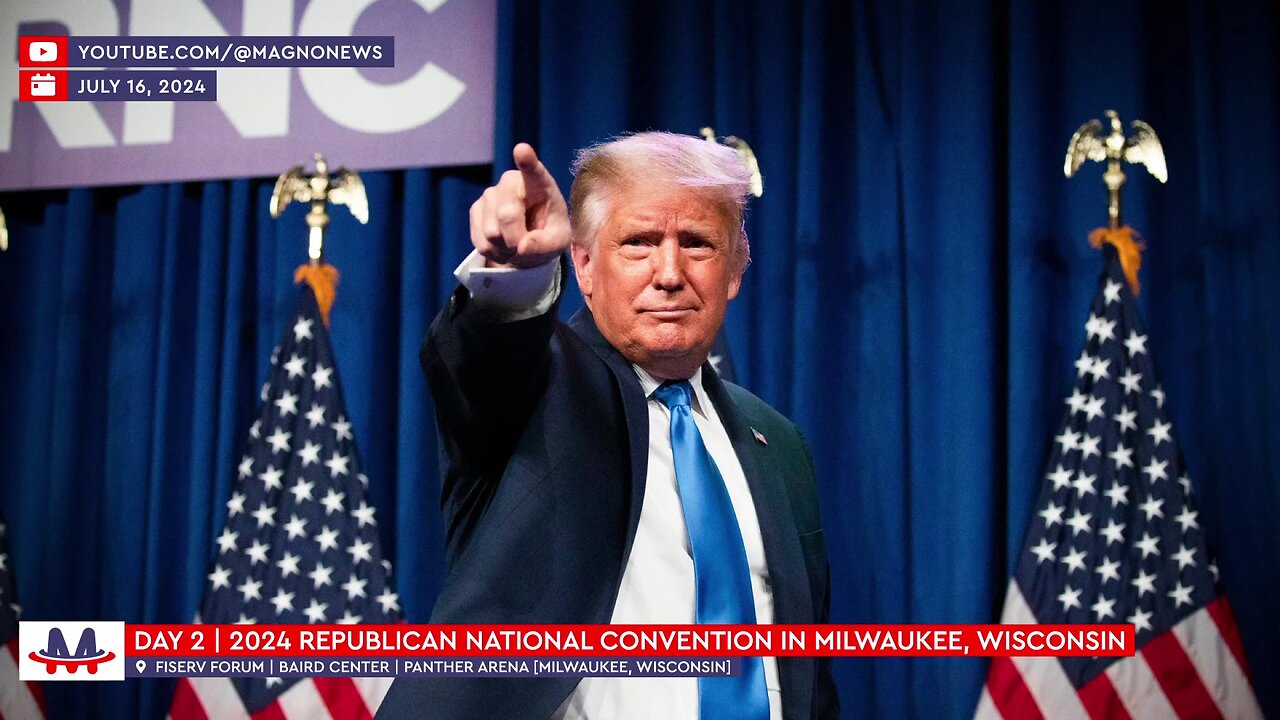 🇺🇸 RNC 2024 DAY 2 | Republican National Convention in Milwaukee, Wisconsin (July 16, 2024) [LIVE]