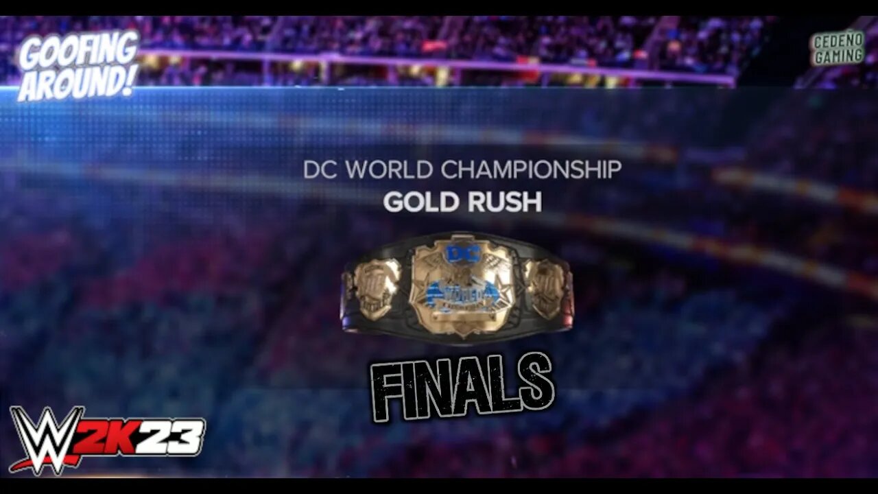 DC Comics Gold Rush Tournament Finals WWE 2K23 Gameplay PS5