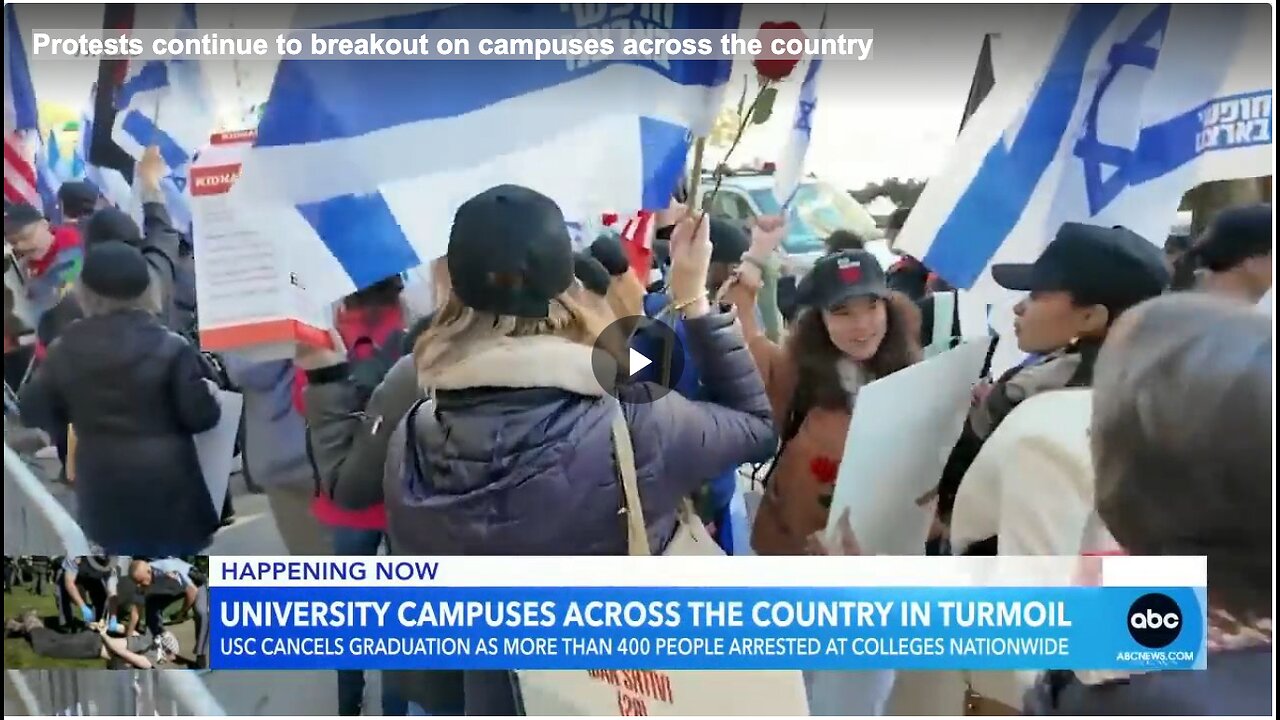 Protests continue to breakout on campuses across the country