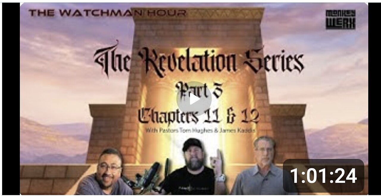 MONKEY WERX W/ PASTORS TOM HUGHES & JAMES KADDIS-Revelation Series Part 3 - Chapters 11 & 12