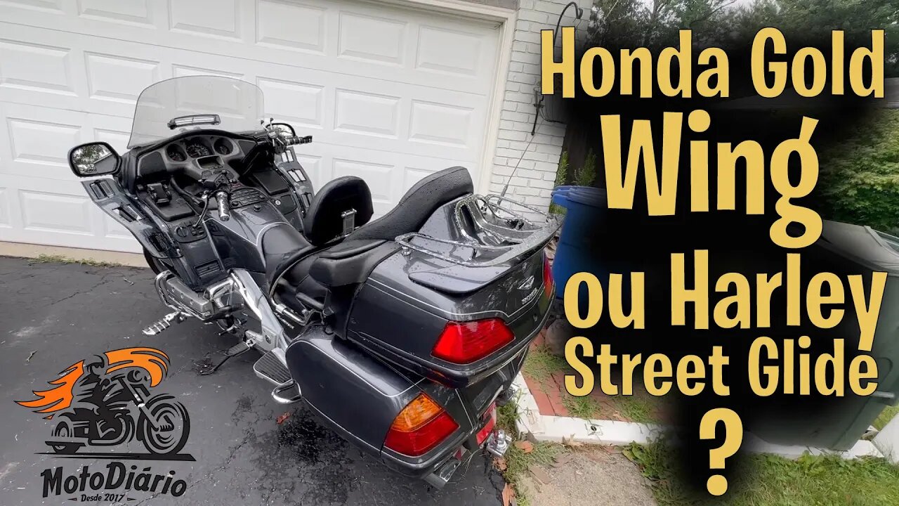 Honda ou Harley? Gold Wing é melhor que Street Glide?