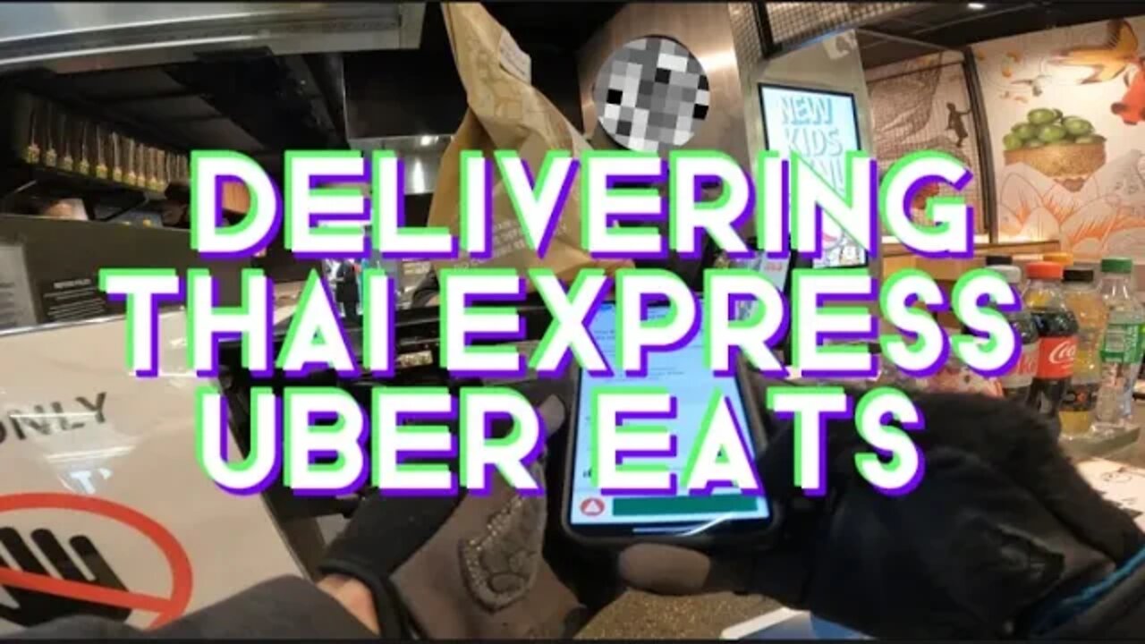 Delivering Thai Express Birmingham Grand Central (Uber Eats)