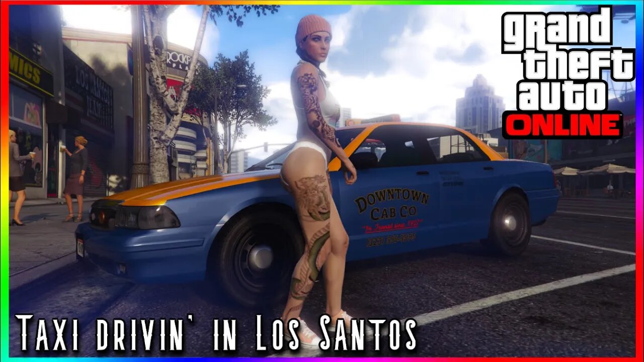 I went broke... so I did Taxi Work again - GTA V Online Taxi Work Triple Money Event