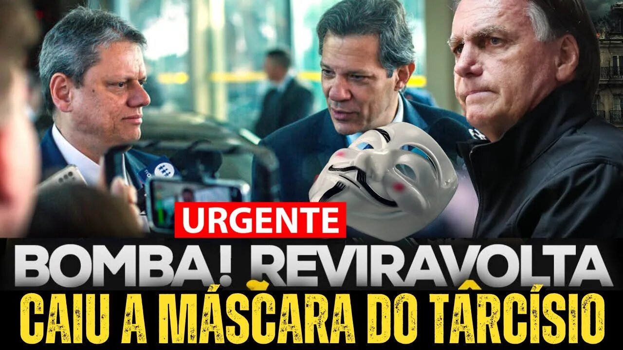 Bomba ‼️Tarcisio vira as costas à direita ? Entenda a jogada