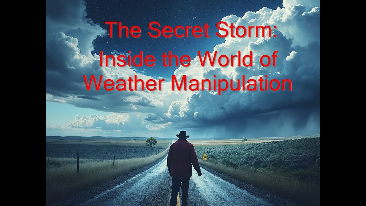 Secret Storms: Inside the World of Weather Manipulation