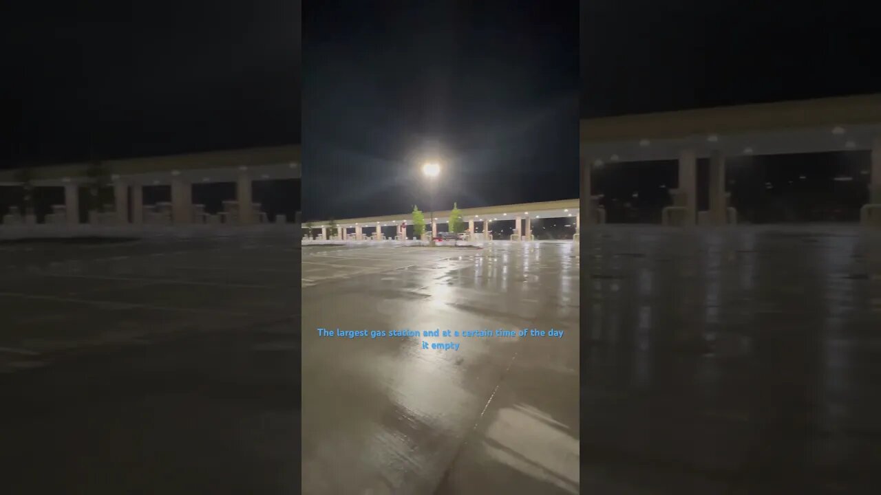 Buc-ees largest gas station completely empty at night time #shorts #abandoned #bucees