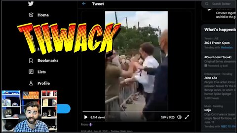 Bitchboy President Macron Gets SLAPPED IN HIS FACE By French Patriot!