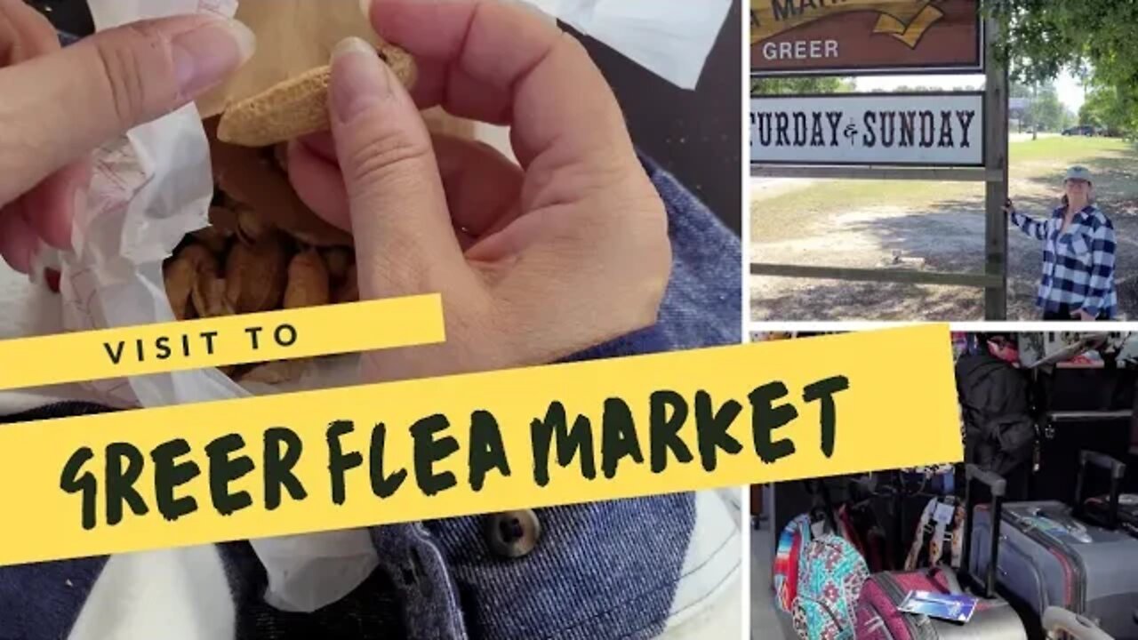 Barnyard Flea Market in Greer, South Carolina | Headstones to Shampoo | Hot, Roasted Peanuts