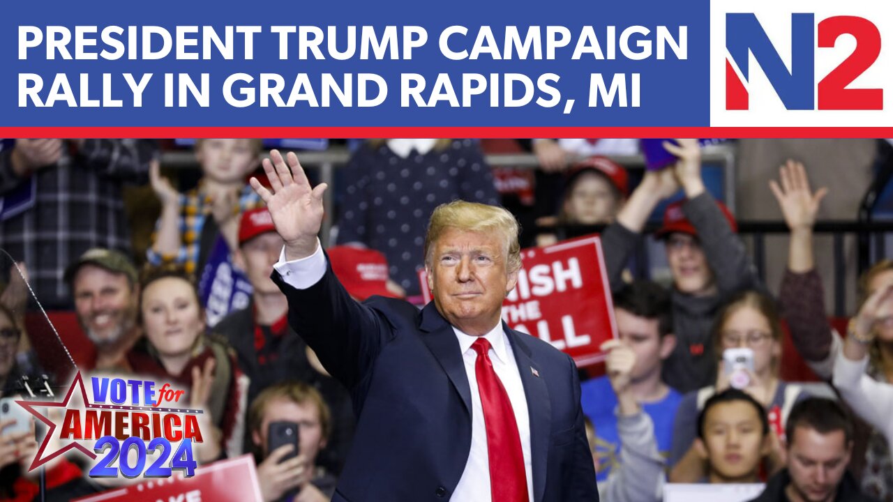 President Donald Trump campaign rally in Grand Rapids, Michigan | FULL REPLAY