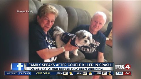 Couple married 60 years dies in crash on the way to their son's house to walk the dog