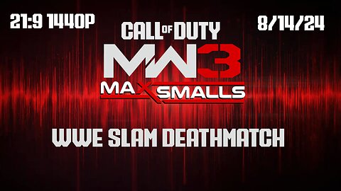 MW3 WWE Slam Deathmatch 21x9