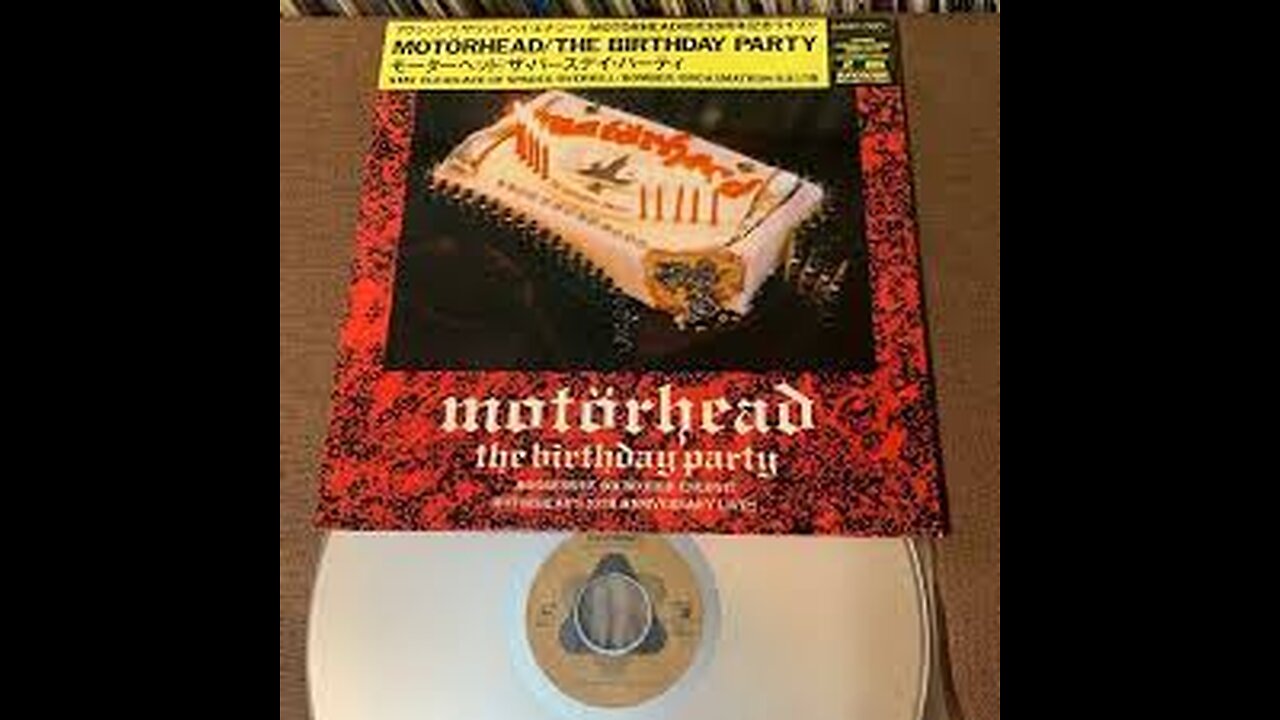 Motorhead "The Birthday Party" (Laserdisc) 1986