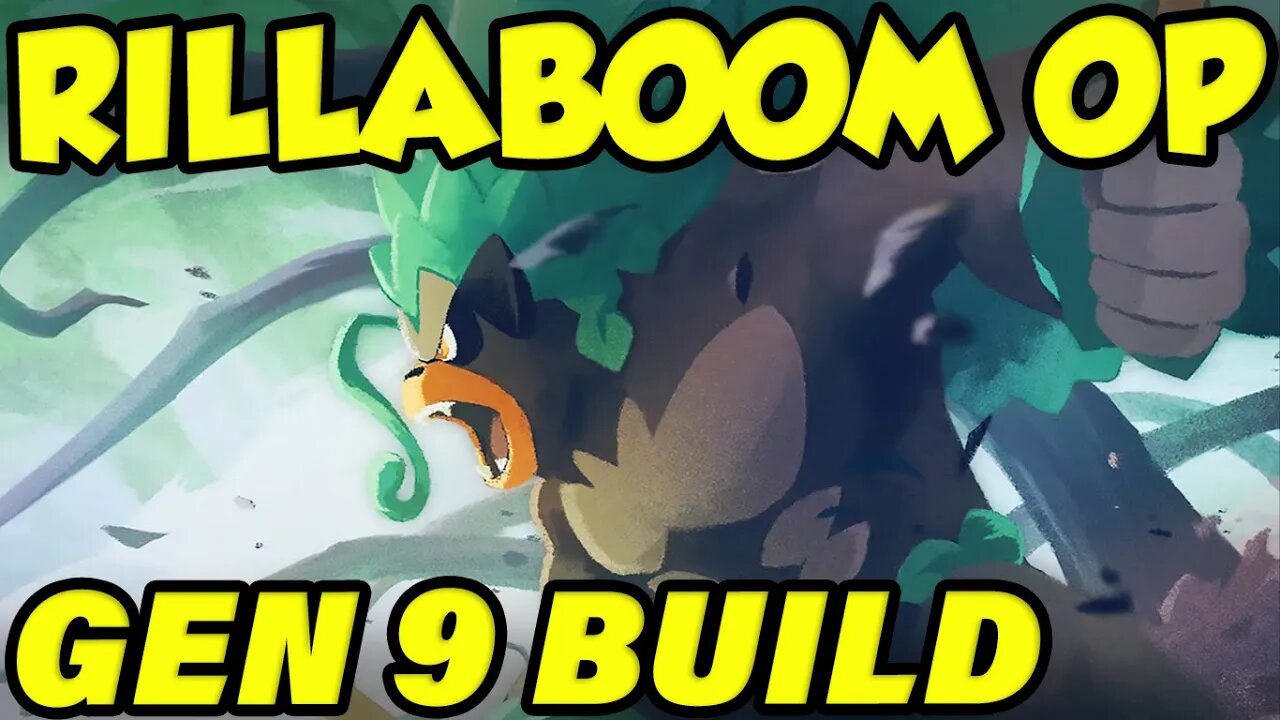 THERE'S A RILLABOOM SWEEPING MOVESET?! How To Use Rillaboom Pokemon ScarletViolet Moveset