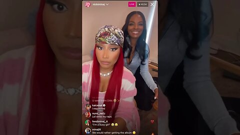 NICKI MINAJ IG LIVE: Kai Cenat Goes Live With the Barbs Queen Nicki Minaj (05/10/23) PT.1