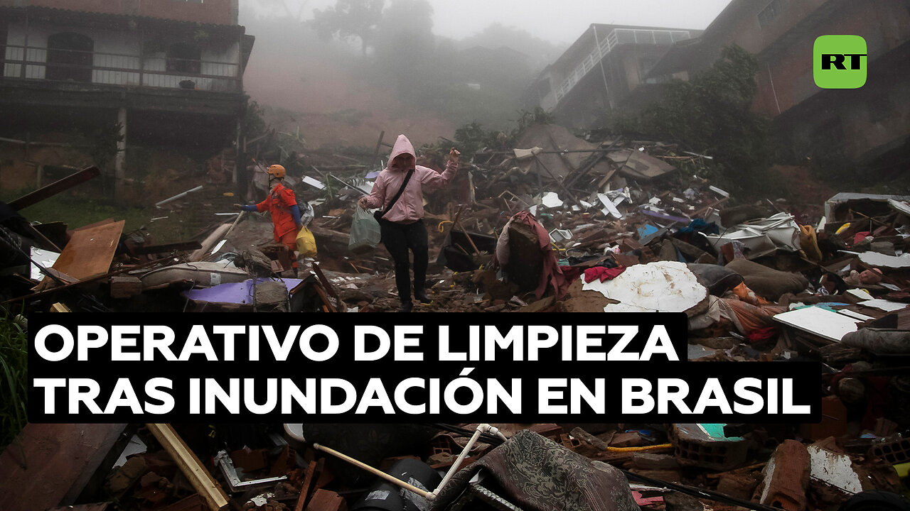 Limpieza en Brasil tras las devastadoras inundaciones