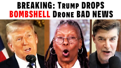 BREAKING: Trump Drops BOMBSHELL Drone News On LIVE TV