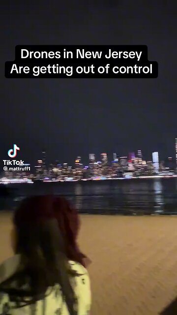 Huge Drone display in sky