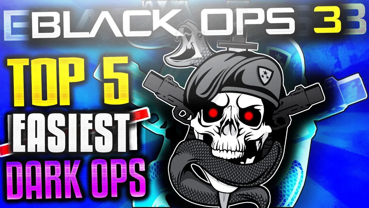 "TOP 5 EASIEST DARK OPS CHALLENGES" IN BLACK OPS 3! EASIEST "HIDDEN CHALLENGES" IN BLACK OPS 3!