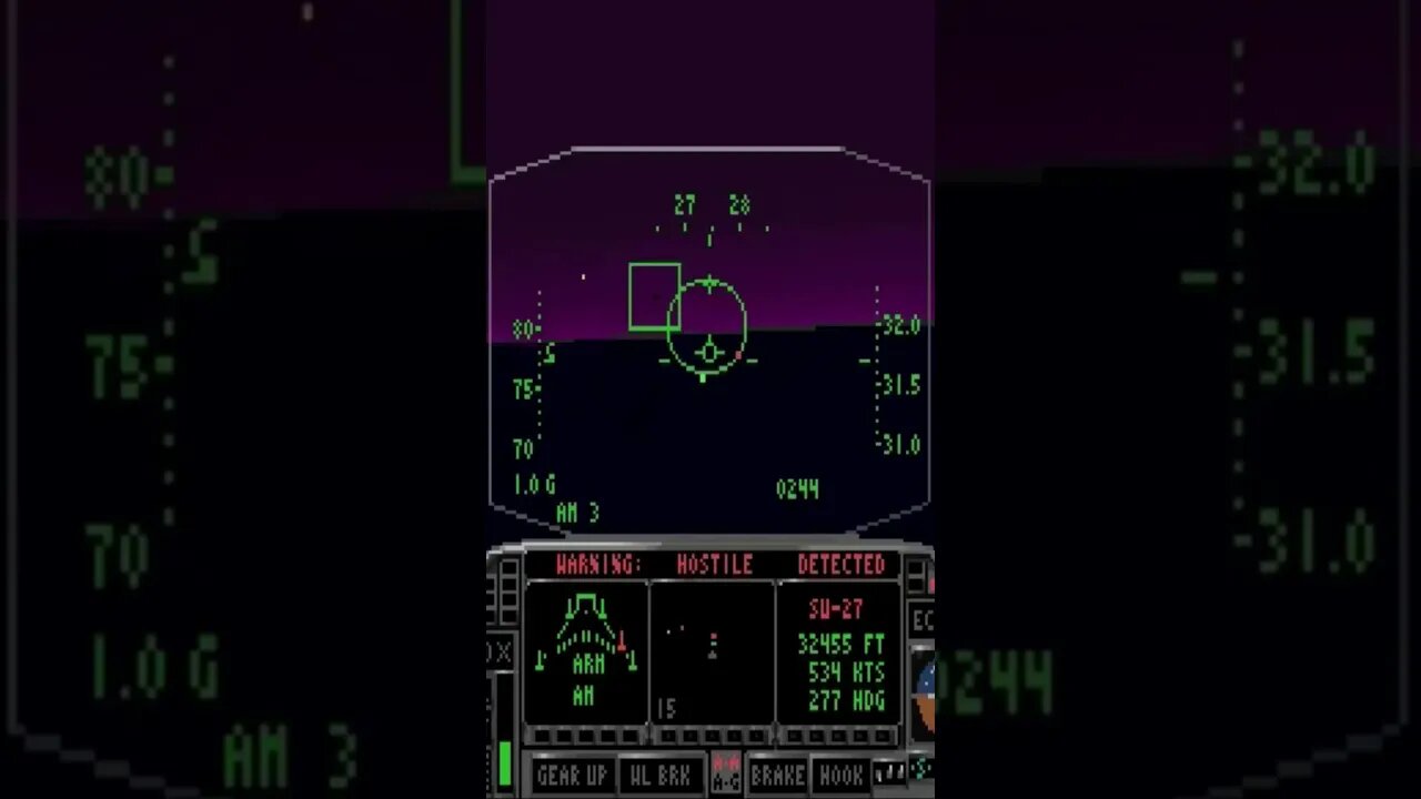 A really long shot! - Jetfighter II: Advanced Tactical Fighter