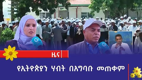 የኢትዮጵያን ሃብት በአግባቡ መጠቀም