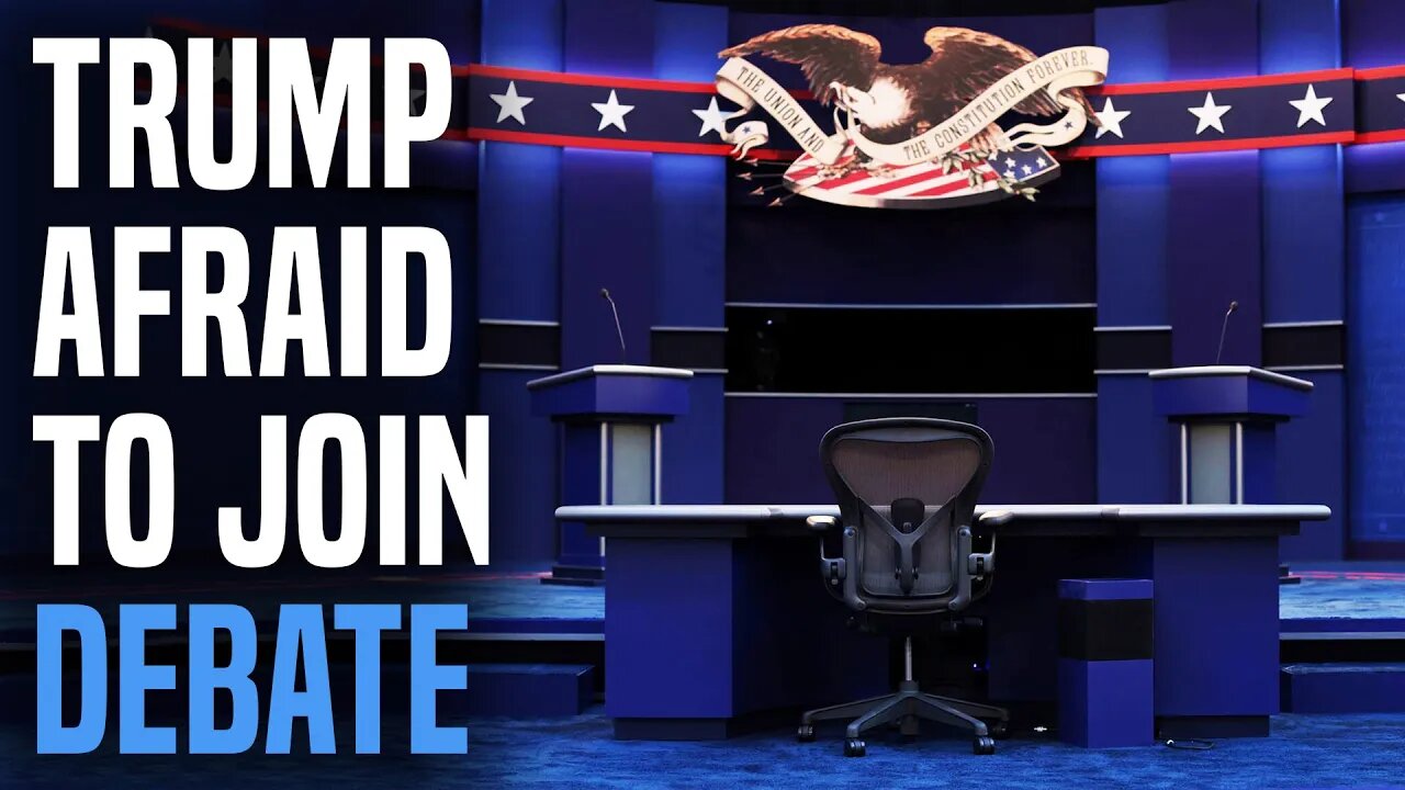 Trump suddenly SCARED to debate, FLIPS OUT
