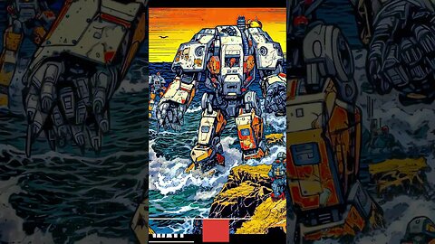 Mechs in their Natural Environment - Midjourney Art