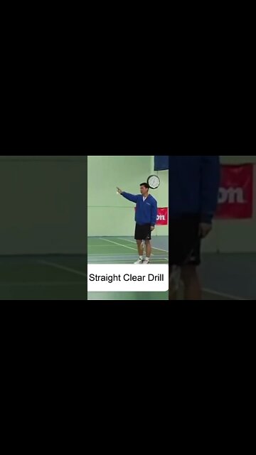 Practicing Clear Shots in Badminton - Kevin Han #shorts