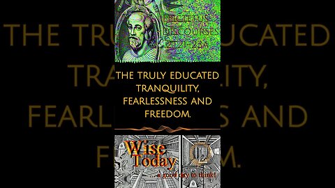 WiseToday ~ Epictetus - Discourses (2.1- 21-23a) #philosophy #stoicism #shorts