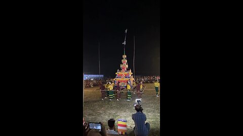 আলং নৃত্য শীলানন্দ ভান্তের অন্ত্যেষ্টিক্রিয়া