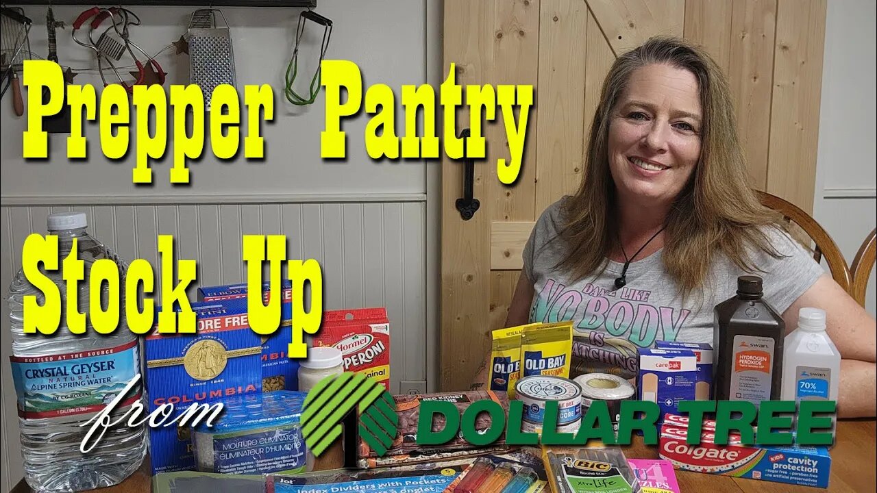 $30 Budget Prepper Pantry Stock Up from Dollar Tree ~ Preparedness