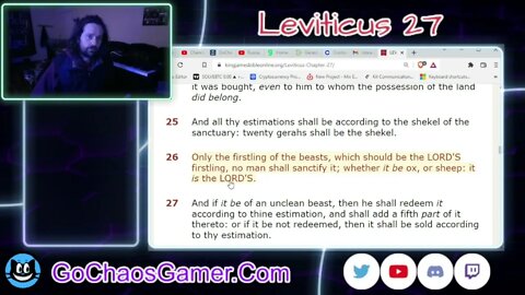 Leviticus 27 King James Version (KJV 2/28/2022)