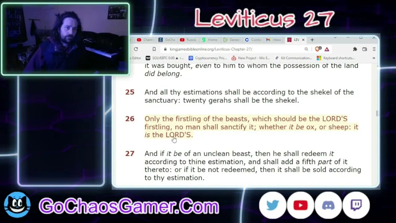 Leviticus 27 King James Version (KJV 2/28/2022)