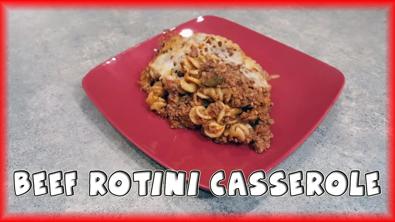 Beef Rotini Casserole