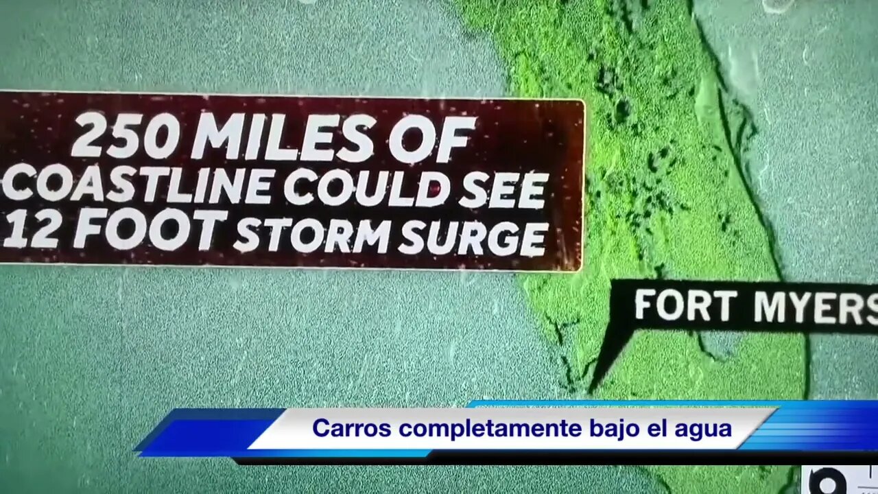 Imágenes del Huracán IAN cuándo azotó el Sur-Oeste de la Florida September 29, 2022 !