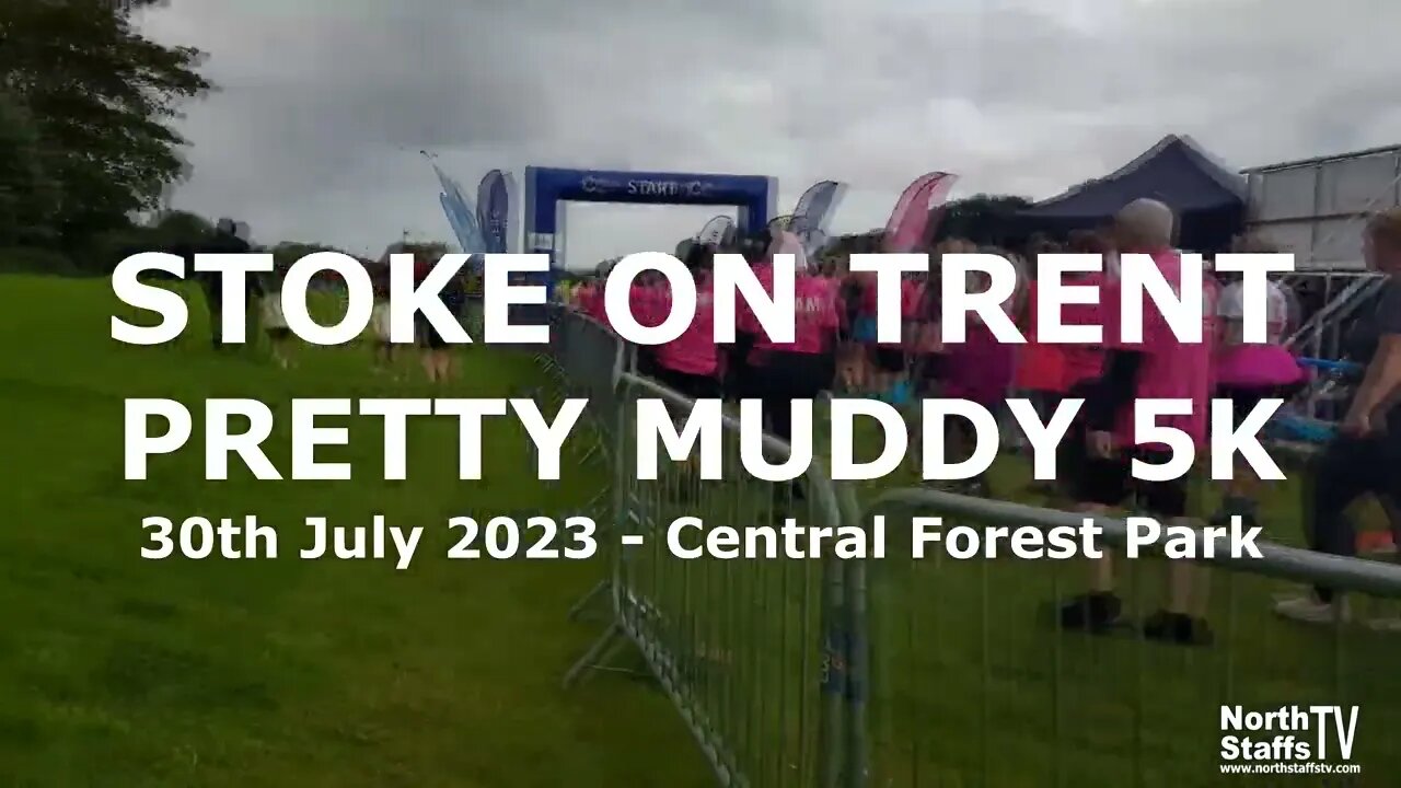 Stoke On Trent Pretty Muddy 5k 2023 - Race for Life (30-07-2023)