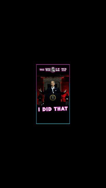 I DID THAT - Dark Brandon's Revenge on Fossil Fuels #shorts #short