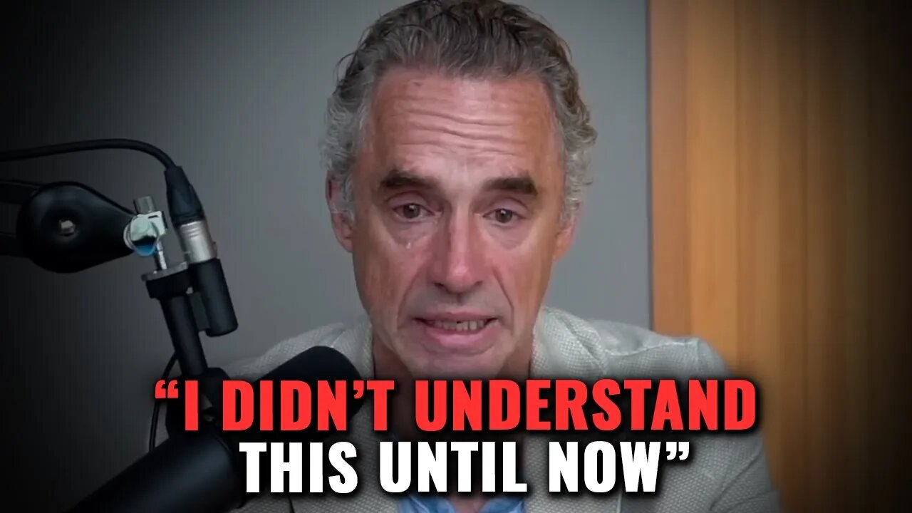 Jordan Peterson Delivers A HEARTBREAKING Speech In Tears