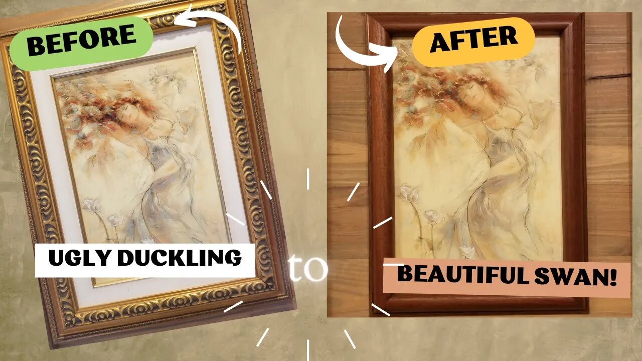 Crafting a Picture Perfect Frame from Old Materials - You Won't Believe What We Used!