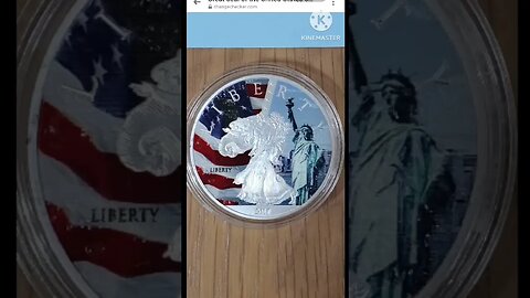 #Great #Seal of the #United #States #Coloured #Liberty #Coin @ #ChangeChecker com #coincollecting
