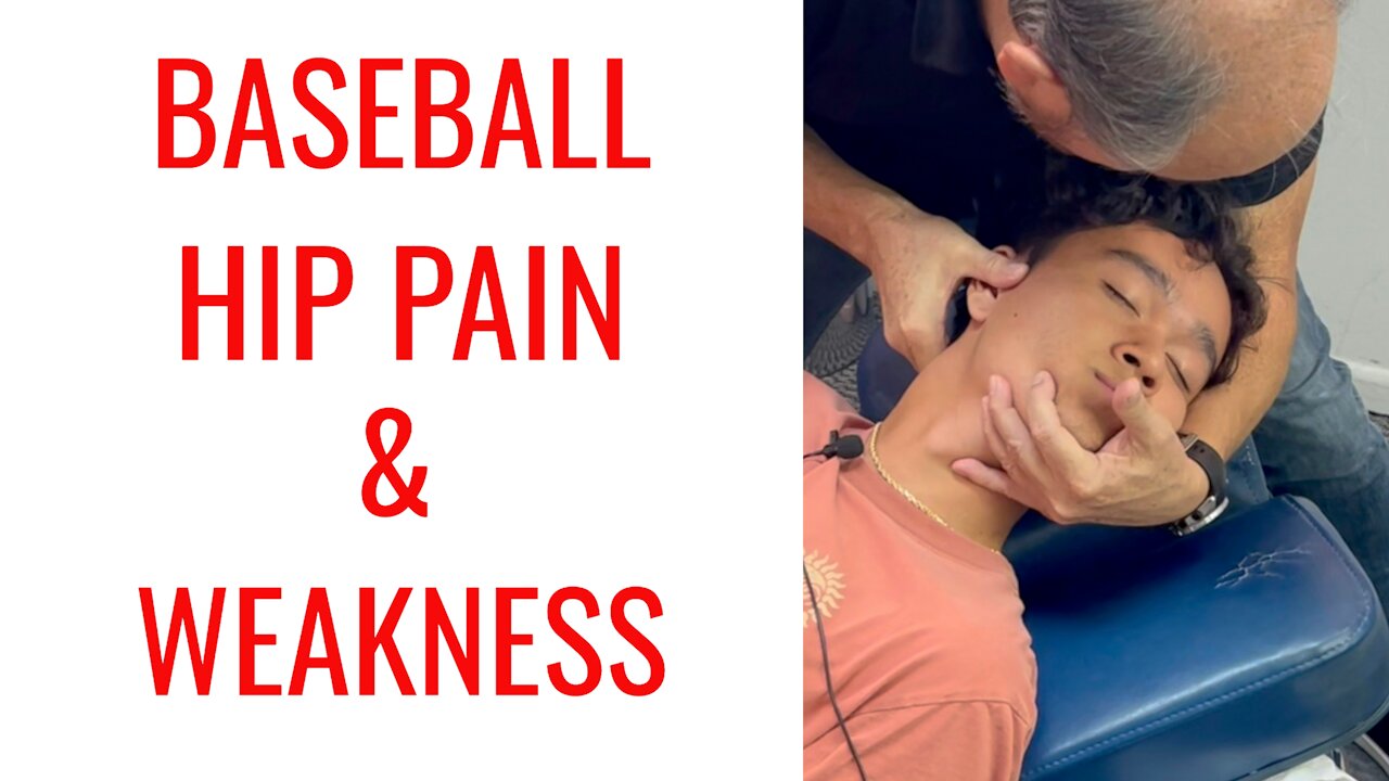 20 y/o Baseball Pitcher w/ Hip & Knee pain gets treated by Chiropractor