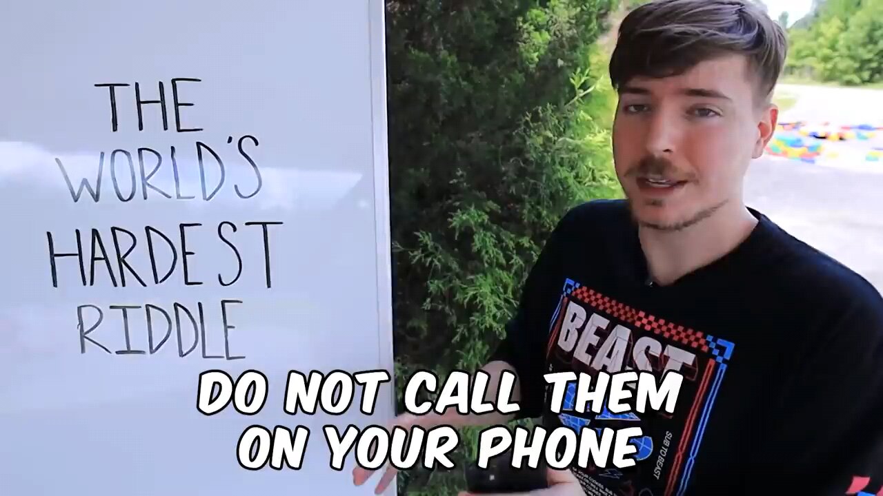 The world hardest Riddle Mr beast