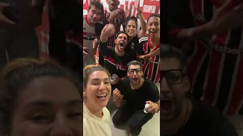 Ex-BBB's são-paulinos no Morumbi