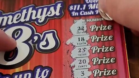 Winning $5 Scratch Off Lottery Ticket from Kentucky!