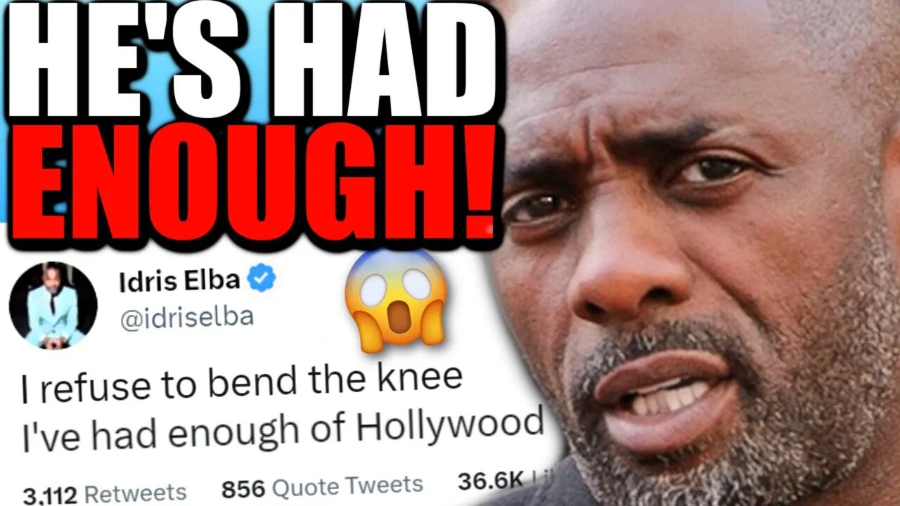 Idris Elba DESTROYS Woke Insanity in EPIC RANT - Hollywood GOES CRAZY!