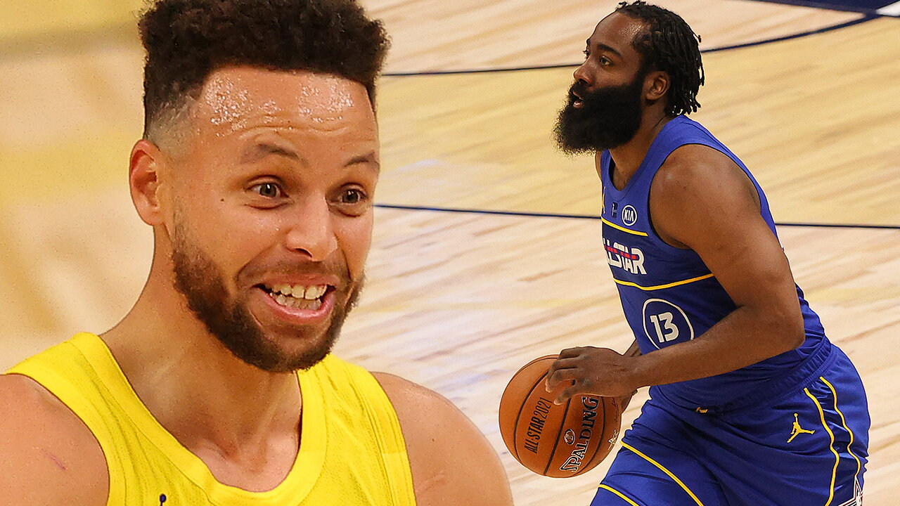 Steph Curry Trolls James Harden For Traveling On EVERY Possession During All-Star Game