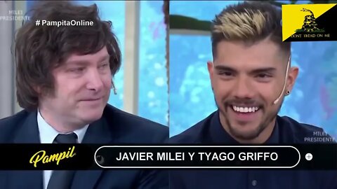 2022 07 09 Javier Milei en Pampita On Line Historia de un comienzo