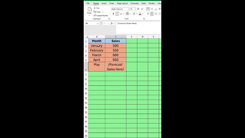 Predict Sales in Excel: Learn FORECAST & TREND Functions! #ExcelTips #DataAnalytics #ExcelTutorial