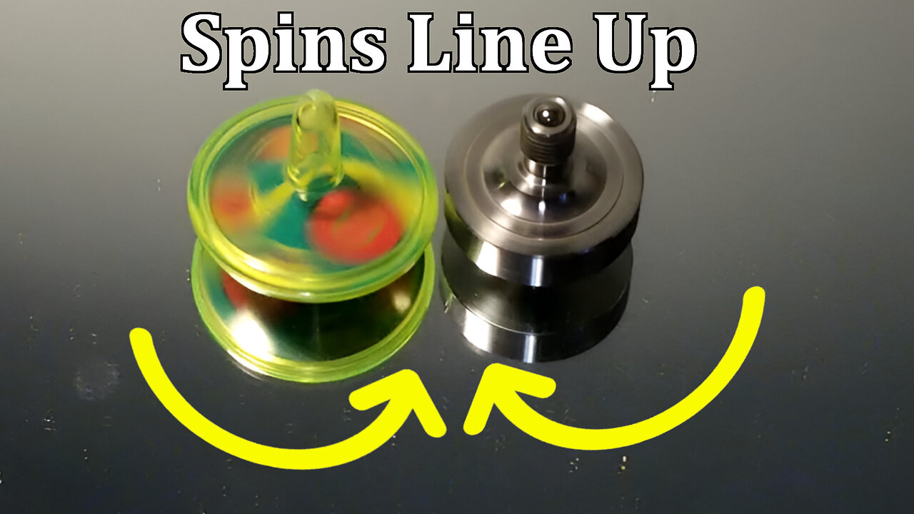 🔬#MESExperiments 33: Spinning Tops in Opposing Directions Spin Together