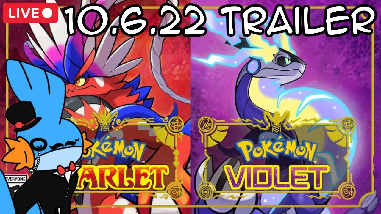 (LIVE) Pokemon Scarlet & Violet 10.6.2022 REACTION - TM Machine, Farigiraf, Pokemon Picnics!