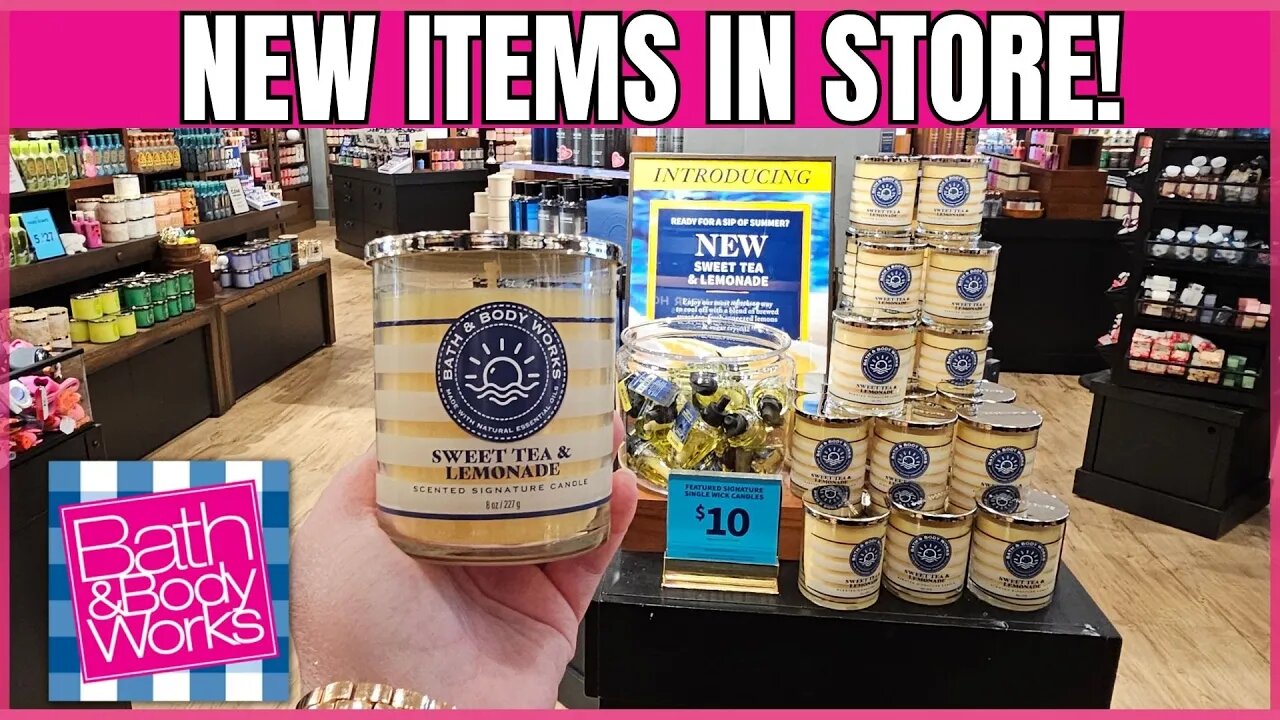 Sweet Tea & Lemonade Candles at Bath & Body Works | Firecracker Pop | #bathandbodyworks #candles